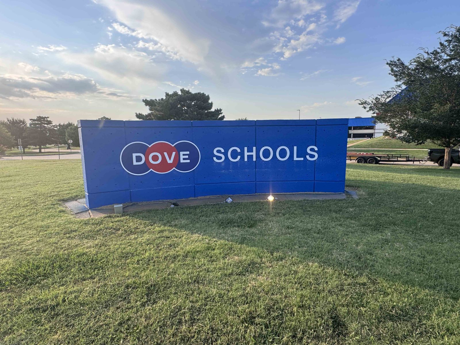 Dove Schools panel monument